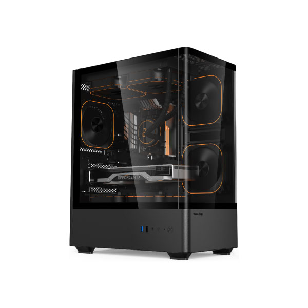 VALUE-TOP NUBIA 20F5 MICRO ATX GAMING CASE WITH 5 x ARGB FAN